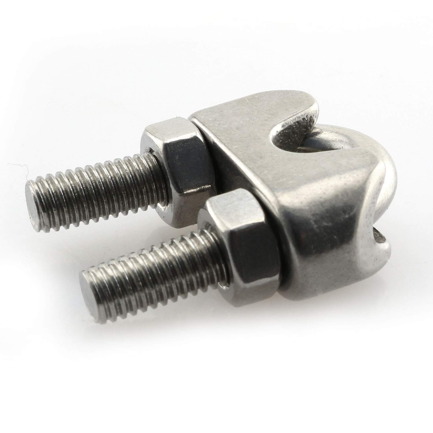 Wire Rope Clips RLECS 10pcs 304 Stainless Steel Wire Rope Clips 1/16