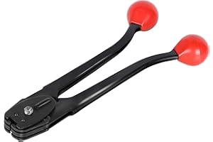 Sealer&Crimper Tool Double Notched Front Action - 1/2" Metal Banding Strapping with High Strength Sealing Action & Ergonomic 