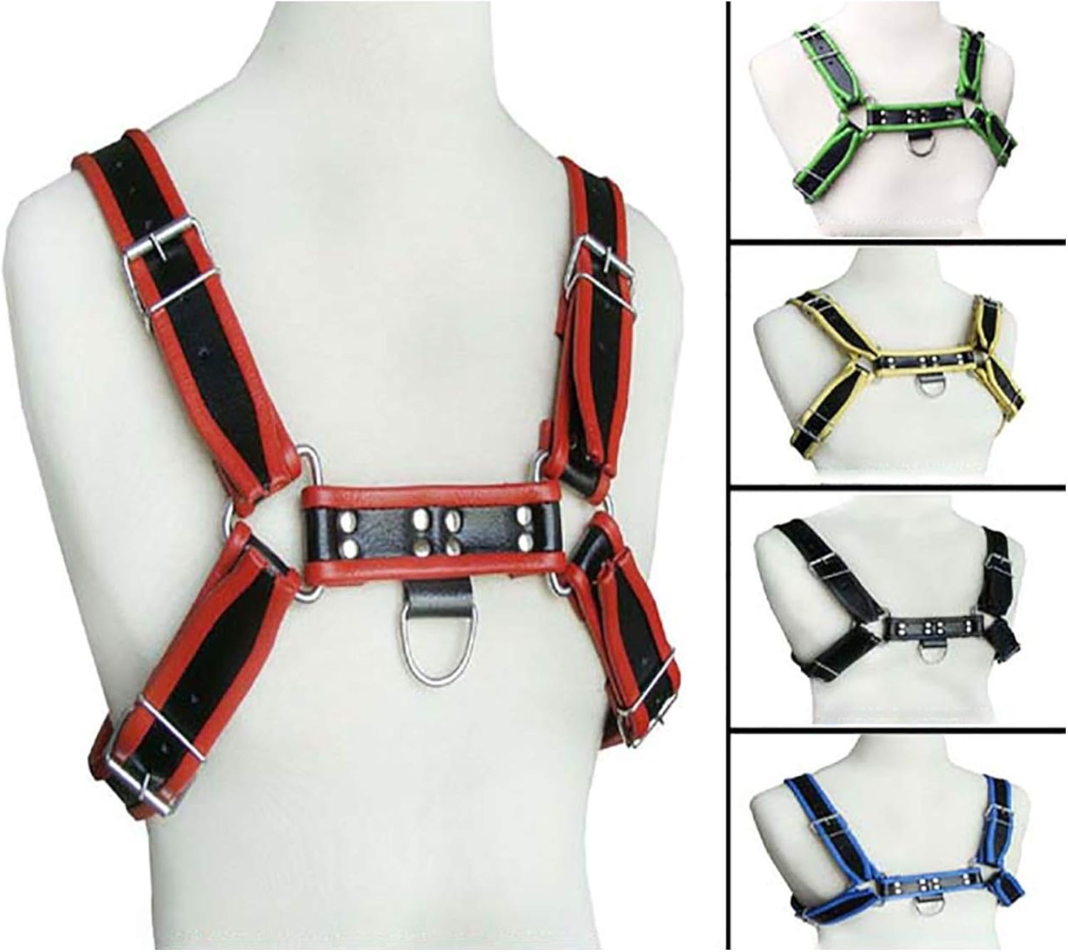 Men's Clothing Chest harness simple leather harness black harness