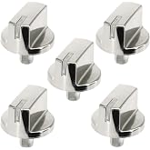 UPTTHOW AEZ73293801 Stove Knob Gas Oven Range Control Knob Assembly (5PCS) | Durable Plastic Material, Compatible With LG Burner Accessories, Replacement Part AP5594929, 2025031, AH3639420
