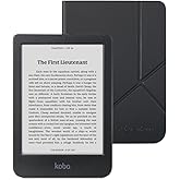 Kobo Clara BW Black eReader &amp; Black SleepCover Bundle | 6&rdquo; Glare-Free Touchscreen with ComfortLight PRO | Dark Mode Option | Waterproof | Built-in-2-Way Stand Cover