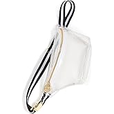 Stoney Clover Lane Women's Stadium Clear Fanny Pack, Noir/White, One Size