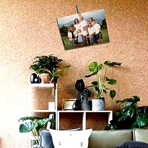 Push Pins with Wooden Clips Pushpins Tacks Thumbtacks for Offices Cork Boards Artworks Notes Photos Craft Projects and Homes 60PC.Wood - Thumbnail 3