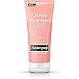 Neutrogena Oil-Free Acne Wash Scrub, Pink Grapefruit, Value Size, 6.7 Ounce