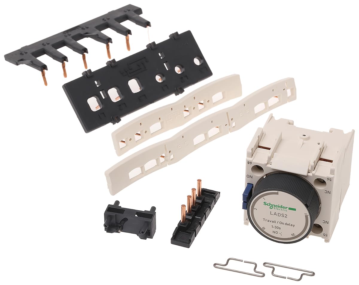 Schneider Electric, Kit for assembling star delta starters, for 3 x contactors LC1D09-D38 star identical, with time delay block, LAD91217