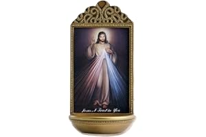 Christian Brands Jesus Divine Mercy Holy Water Font - Marco Sevelli - YC912