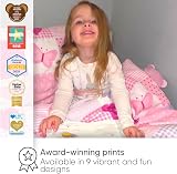 Bloomsbury Mill Kids Pillow Cases 2 Pack Hearts Butterflies Pink 50x75cm view 6