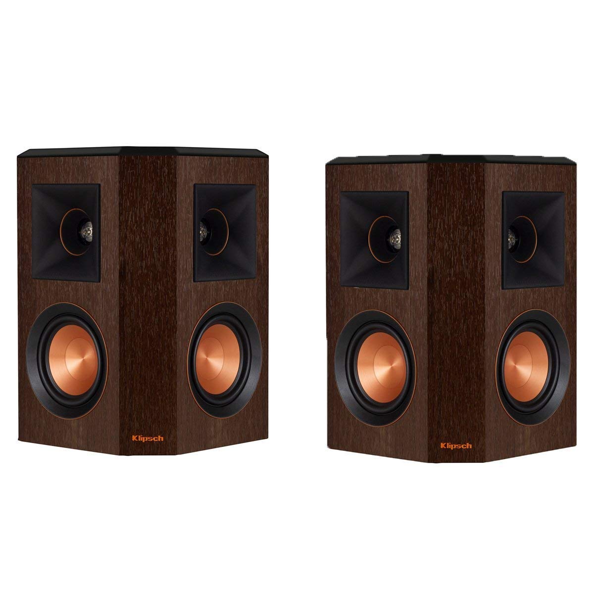 Klipsch RP-402S Loudspeaker, 75 W, Wired (Brown)