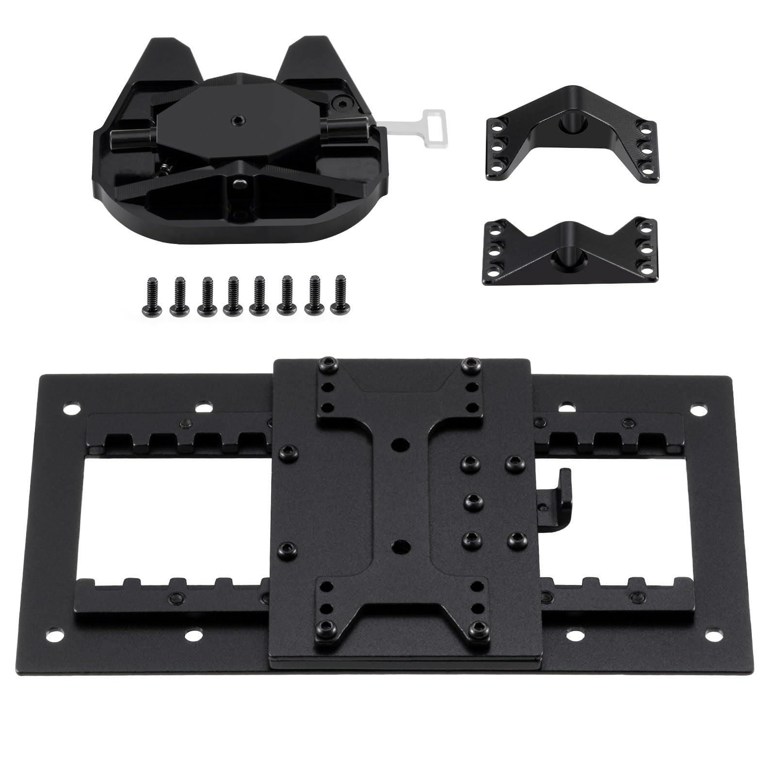 AXspeed Movable Drag Head DeCoupling Plate Coupler Grinding Discs for 1/14 Tamiya Traktor RC Truck