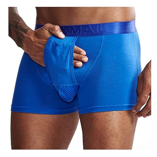 Jockmail Dual Pouch Trunks Mens Boxer Shorts Modal Soft Mens Underwear Micro Separate Pouches Health Care Trunks Boxer Briefs Buy Online In Indonesia At Desertcart Id Productid 169164200
