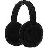 ZTL Kids Knit Earmuffs Winter Outdoor Plush Ear Warmers for Boys Girls 4-16 Years