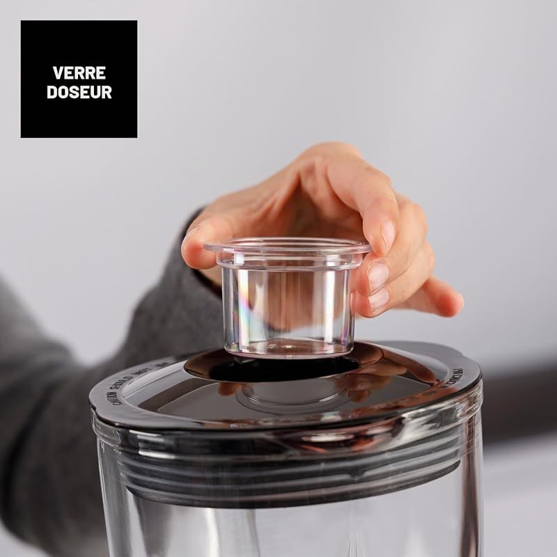 Optima Easy Mixeur en verre 1 500 W avec bol en Tritan 1,5 l 2 vitesses + Turbo Lames à 4 tranchants Processeur alimentaire professionnel Blender mixeur smoothies et smoothies