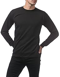 Pro Club Men's Heavyweight Cotton Long Sleeve Crew