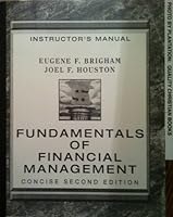 BRIGHAM FUNDAMENTS OF FINAN MGMT:CONCISE 2E IM: Concise, 2/e IM 0030223245 Book Cover