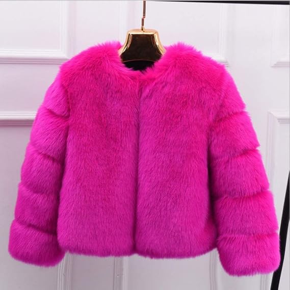 Amazon Co Jp フェイクファーコート 暖かさ ロング 高級 ショート丈 ストール 秋 冬 フード付き ロングコート 可愛い 防寒 暖かい 人気 レッド L 服 ファッション小物