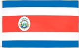 AZ FLAG Costa Rica Flag 2x3 ft 100D Polyester with 2 Metal Grommets