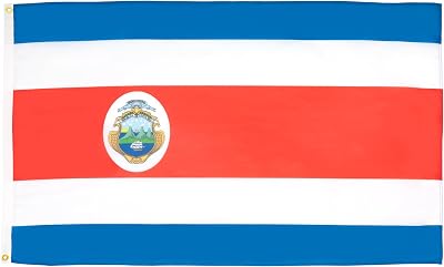AZ FLAG Costa Rica Flag 2x3 ft 100D Polyester with 2 Metal Grommets