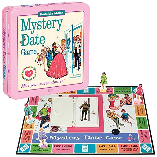 Mystery Date Classic Board Game With Nostalgic Tin Case
