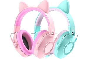 Dr.meter Ear Muffs for Noise Reduction: 32 SNR Noise Cancelling Headphones for Kids with Adjustable Head Band, Kid Ear Hearin
