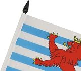 AZ FLAG Luxembourg Table Flag 5x8 in Red Lions Coat of Arms 21x14 cm view 4