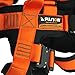 Fusion Climb Rebound Kids Full Body Adjustable Bungee Trampoline Harness 23KN XS Orange