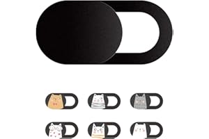 Mizi Webcam Privacy Cover Slide [6 Pack], Cute Camera Blocker Sticker, Protect Your Privacy and Security for Computer, Laptop