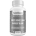 White Kidney Bean Extract Supplement - Slows Carb Digestion - 600 mg Capsules, 4:1 Extract, 100 Servings - Premium, Natural,