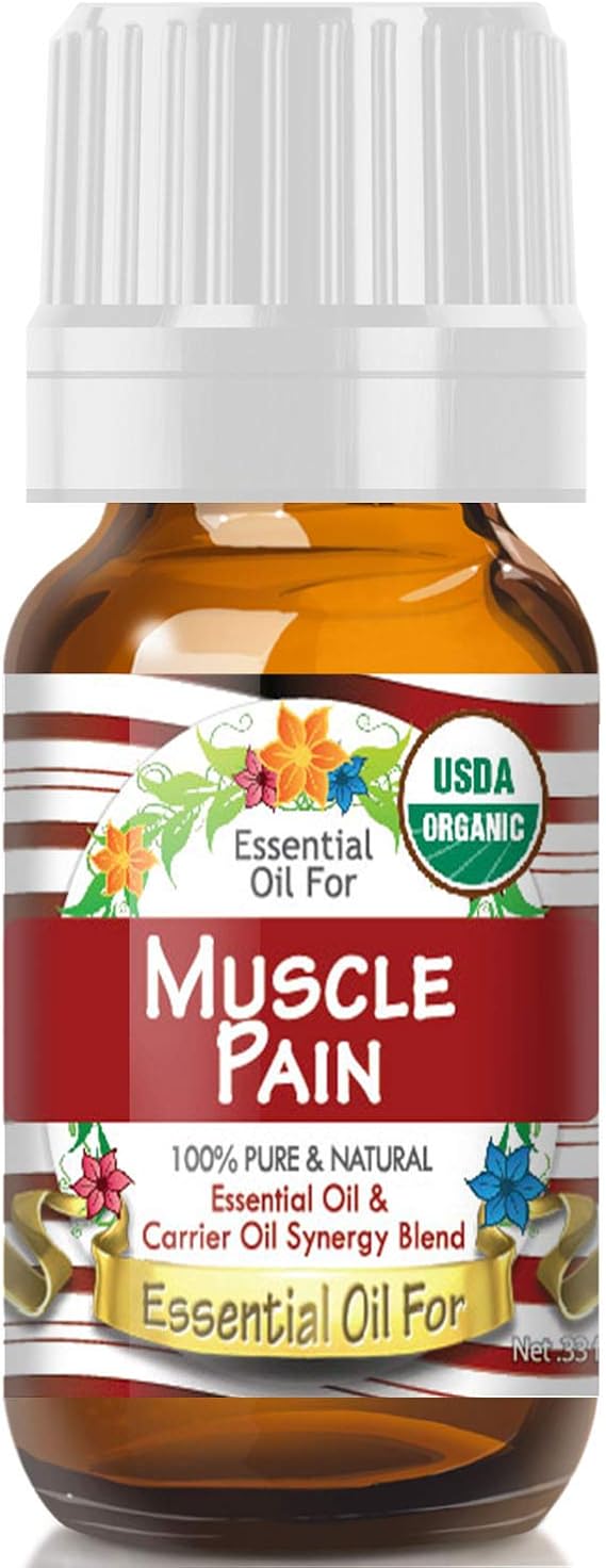 Essential Oil for Muscle Pain (USDA Organic 100 Pure