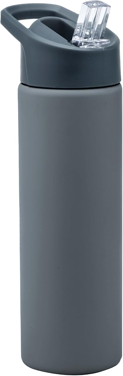 Smash Stainless Steel Drink Bottle 750ml with Sipper Grey
