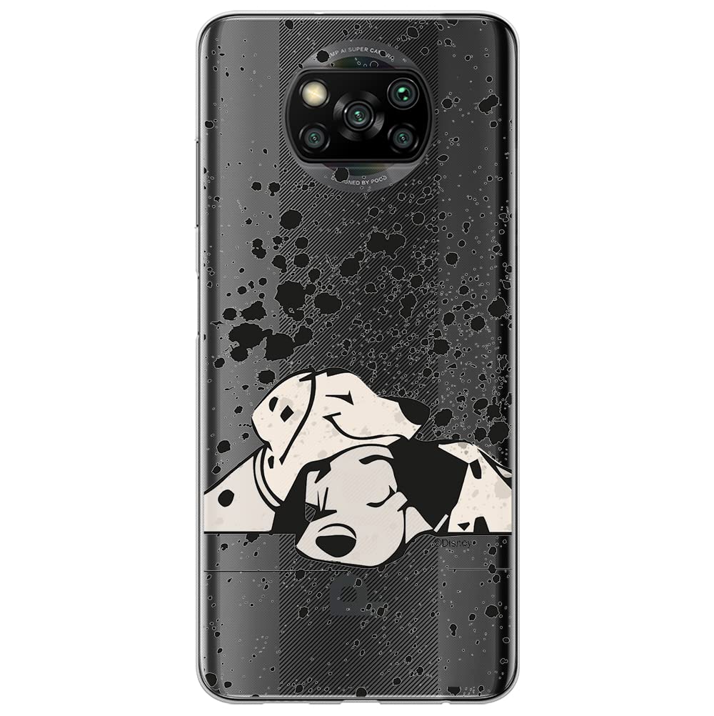 ERT GROUP mobile phone case for Xiaomi POCOPHONE X3 original and officially Licensed Disney pattern Dalmatian 003 optimally adapted to the shape of the mobile phone, partially transparent