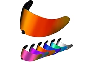 PSLER Helmet Visor for R420 - R420 Helmet Visor Helmet Face Shield Helmet Accessories Replacement for R420,Deep Red