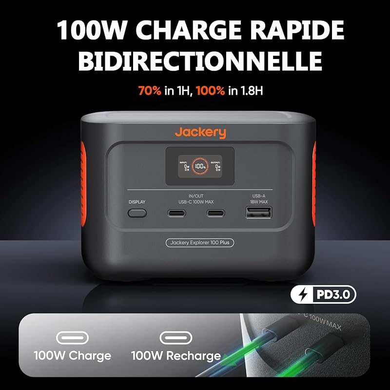Explorer 100 Plus 99Wh/31000mAh Générateur Électrique Portable