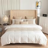 GOFOHIMI Beige Bed Runner & Cushion Cover Set, 45x210cm Jacquard view 2