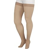 Juzo Soft 2001 Thigh-High Compression Stocking 20-30 mmHg Closed Toe, Reg | Ultra-soft, breathable, medical compression stockings for men and women, opaque knit, high wearing comfort