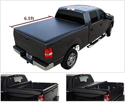 Lock Soft Roll Up Tonneau Cover For 2014 2018 Gmc Sierra With 5 8 Feet Bed Motors Truck Bed Accessories Shaolinsindia Com