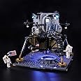 BRIKSMAX Led Lighting Kit for Creator NASA Apollo 11 Lunar Lander - Compatible with Lego 10266 Building Blocks Model- Not Include The Lego Set