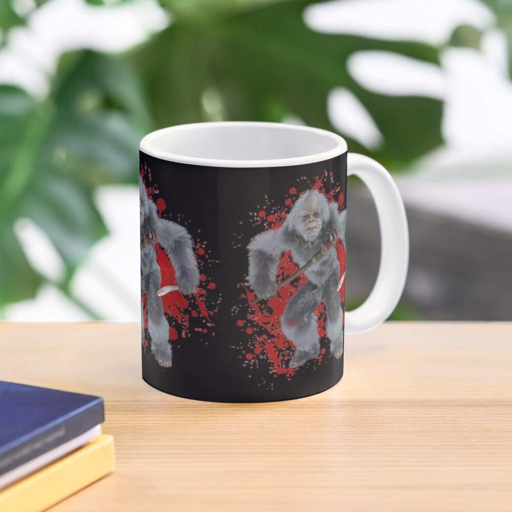 Yeti Attack Coffee Mug, Ceramic coffee mug 11 oz