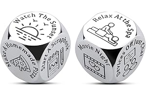 FREREFETER Fathers Day from Wife Daughter Son Gifts Dice Date Night Ideas Gift for Parent Dad Mens Husband Retirement Activity Ideas Gifts for Grandpa Godfather Step Dad Him Birthday Gifts for Best Dad Ever