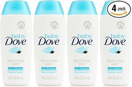 dove head to toe baby wash