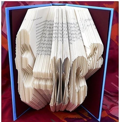 Hand Folded Book Art Sculpture, E=MC², Albert Einstein's Theory of Relativity,Scientist Geek Gift