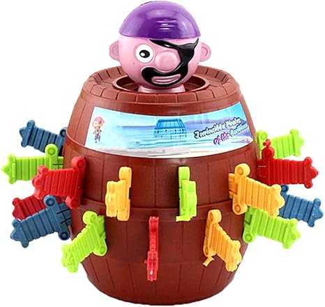 Amazon Co Jp Davcor Moring 海賊バケツ おもちゃ 子供 大人 卓上おもちゃ 海賊バレルゲーム ハロウィン 面白い 減圧玩具 教育玩具 知的ゲーム 素晴らしい パーティーゲーム 2 4人用 ギフト おもちゃ