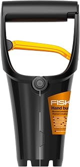 Fiskars Solid Flower Bulb Planter 24 cm FiberComp Black Orange view 8