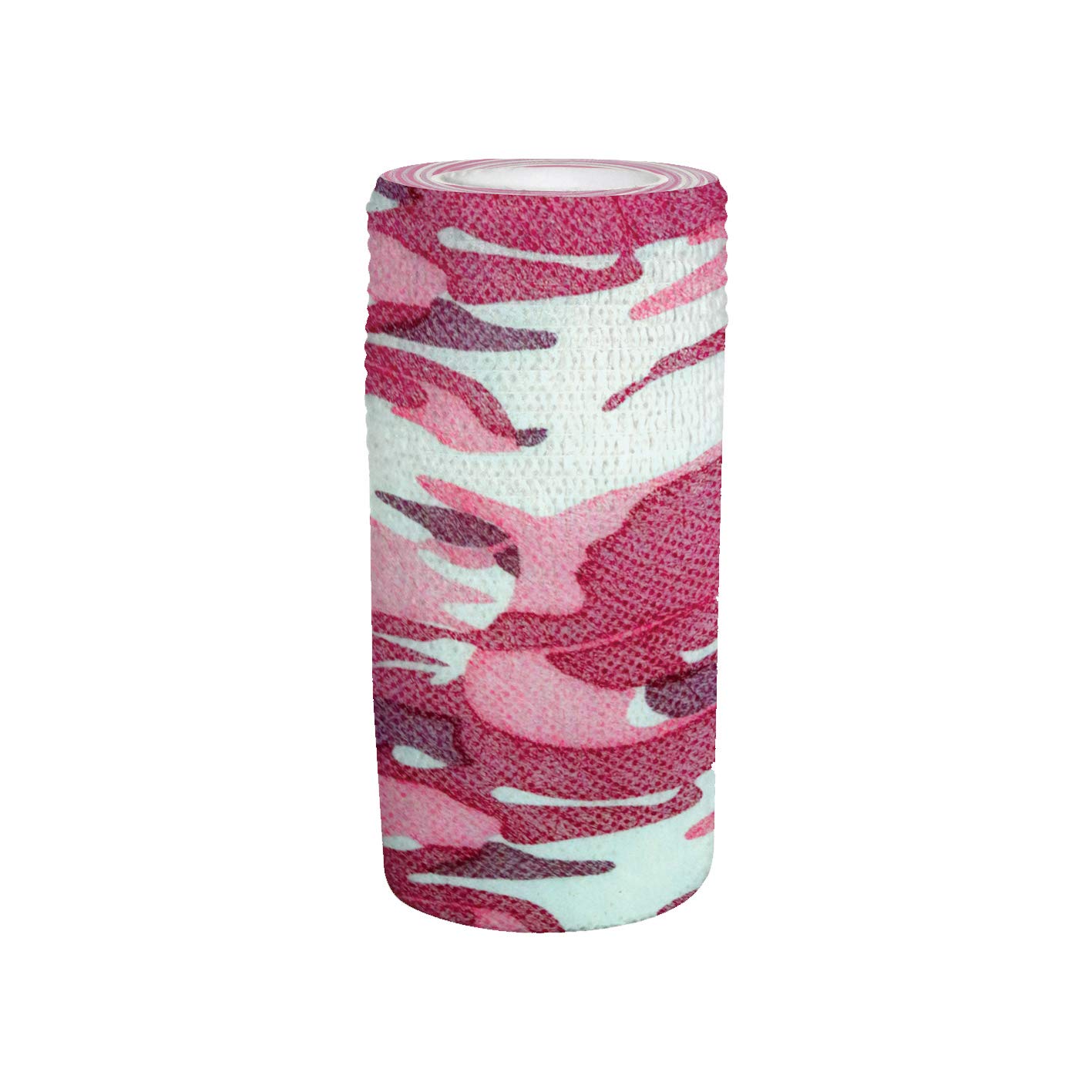 Perry Equestrian Cohesive Bandage - Equine Horse Pet Vet Wrap - 10cm x 4.5m (Pink Camo)