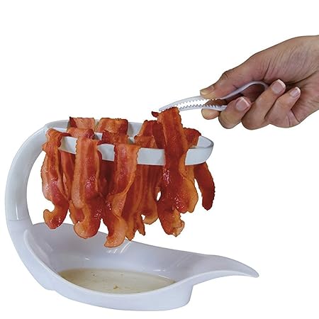 mwgears microondas Bacon cocina para más saludable, Crispy Bacon ...