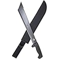 Snake Eye Machete with Heavy Duty Construction-Ergonomic Non-Slip Handle and Belt Sheath for Gardening, Land-Management, Bushcraft, Hunting and Outdoor