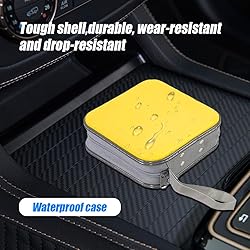 WINUERK Car CD DVD Case, 48 Capacity Portable