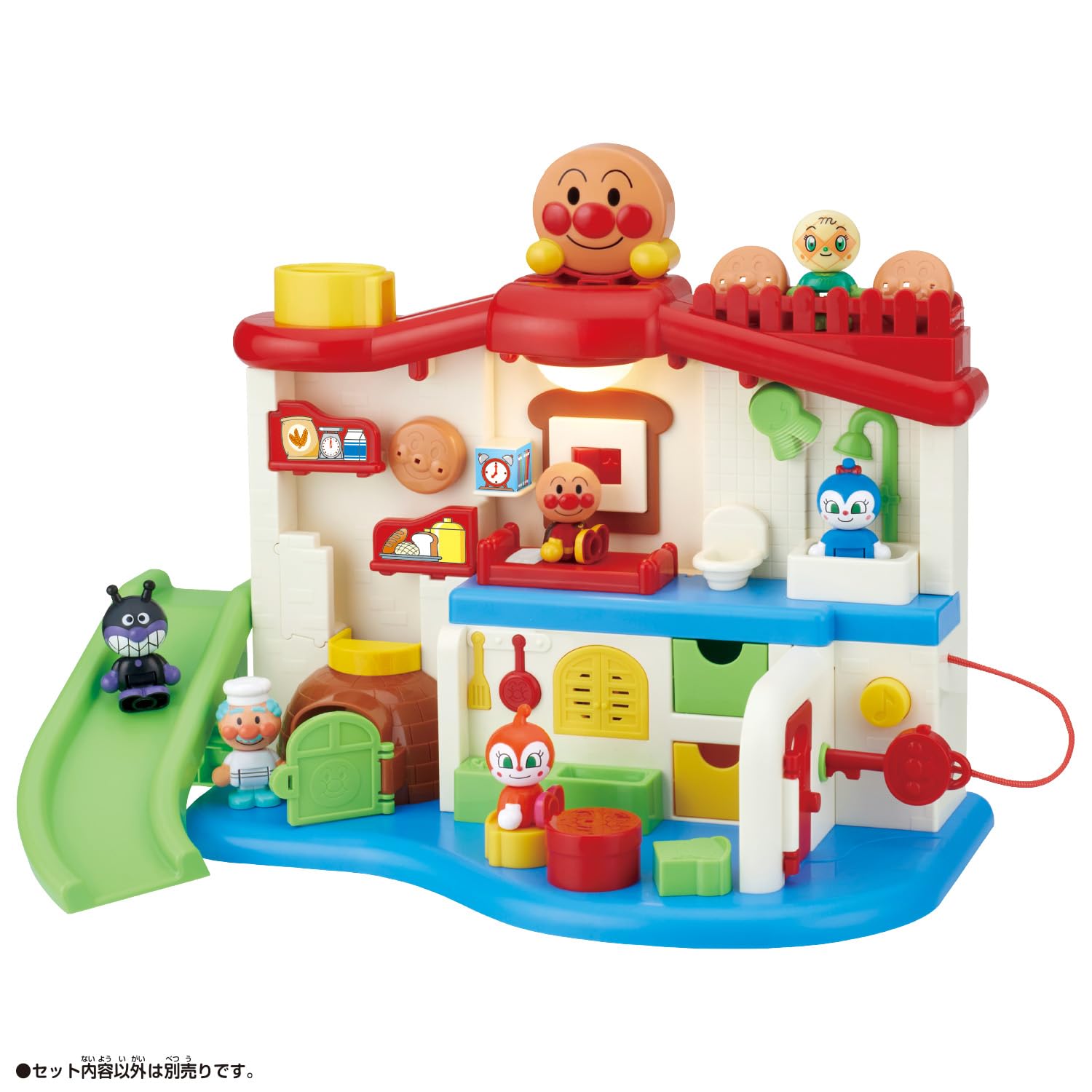 サウンドいろいろ♪ライトがピカッ! アンパンマンはじめてハウス 対象年齢 2才以上商品画像