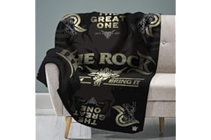 THE SLEEP SQUAD Sleep Squad WWE The Rock 60 x 80 Rachel Plush Blanket Wrestling Legend Super-Soft Throw