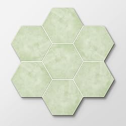 Alwayspon 12Pcs Hexagon LVT Flooring Peel and Stick
