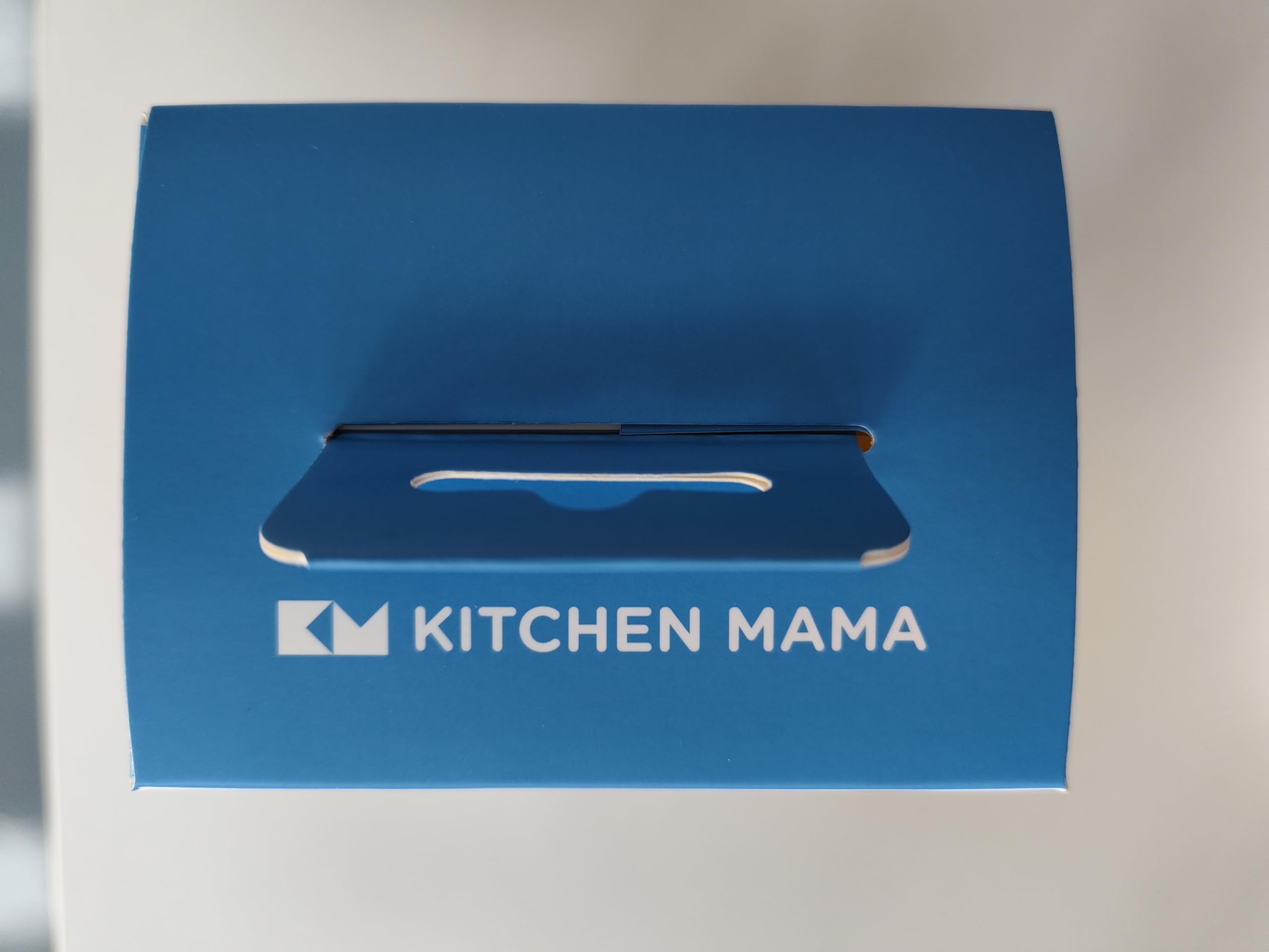 Kitchen Mama Auto Electric Can Opener : Open Your Cans with A Simple Press of Button - Automatic, Hands Free, Smooth Edge, Food-Safe, Battery Operated, YES You CAN (Sky Blue)